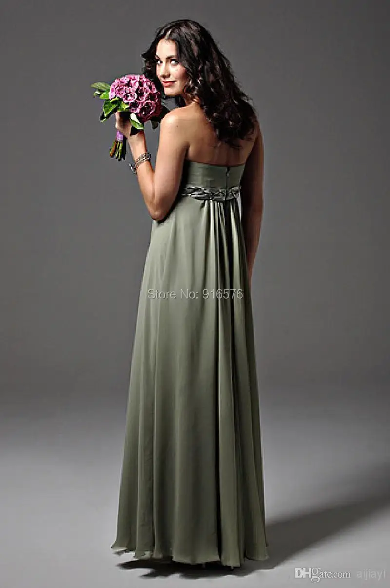 Nuovi Abiti Da Damigella D'onore Senza Spalline Verde Salvia Chiffon di  Maternità Abiti Da Sposa con Treccia Fascia in Vita Vestito Convenzionale  Più Il Formato|dress up a black dress|dress tennisdress barn plus