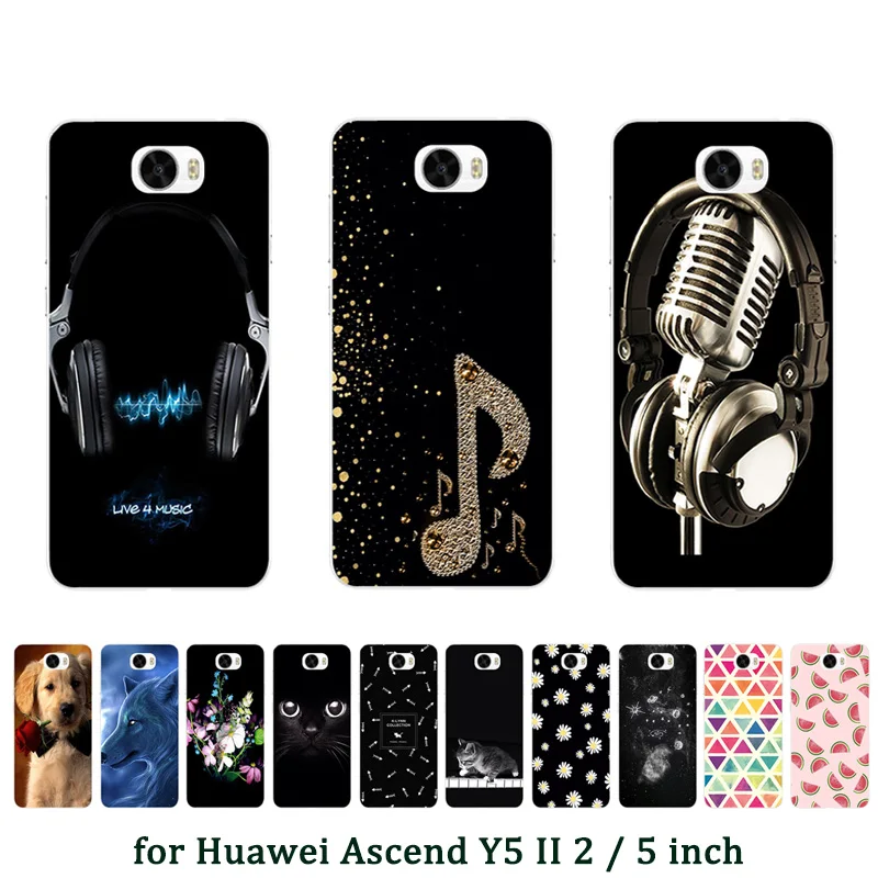 Soft Back Cover Case for Huawei Y5II / Y5 II 2 Red Lace Printed Silicone Case For Y5 ii Coque For Y5 2 Y5 II Cover Fundas Soft Back Cover Case for Huawei Y5II / Y5 II 2 Red Lace Printed Silicone Case For Y5 ii Coque For Y5 2 Y5 II Cover Fundas