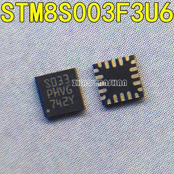 

100pcs X STM8S003F3U6 8S003F3U6 STM8S003F3U6TR 16MHz 8KB 1KB UFQFPN-20 Free Shipping