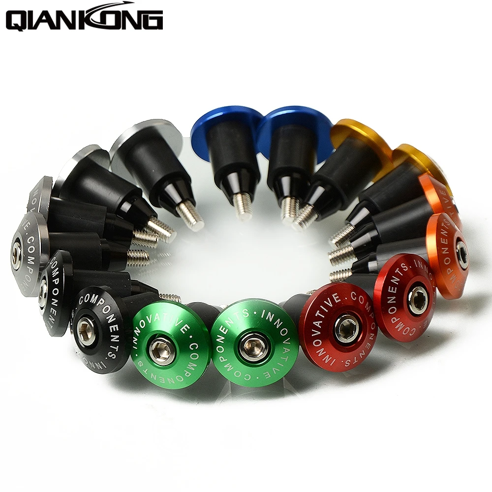 7/8"22 mm CNC motorcycle handlebar cap motocross handle bar grips ends