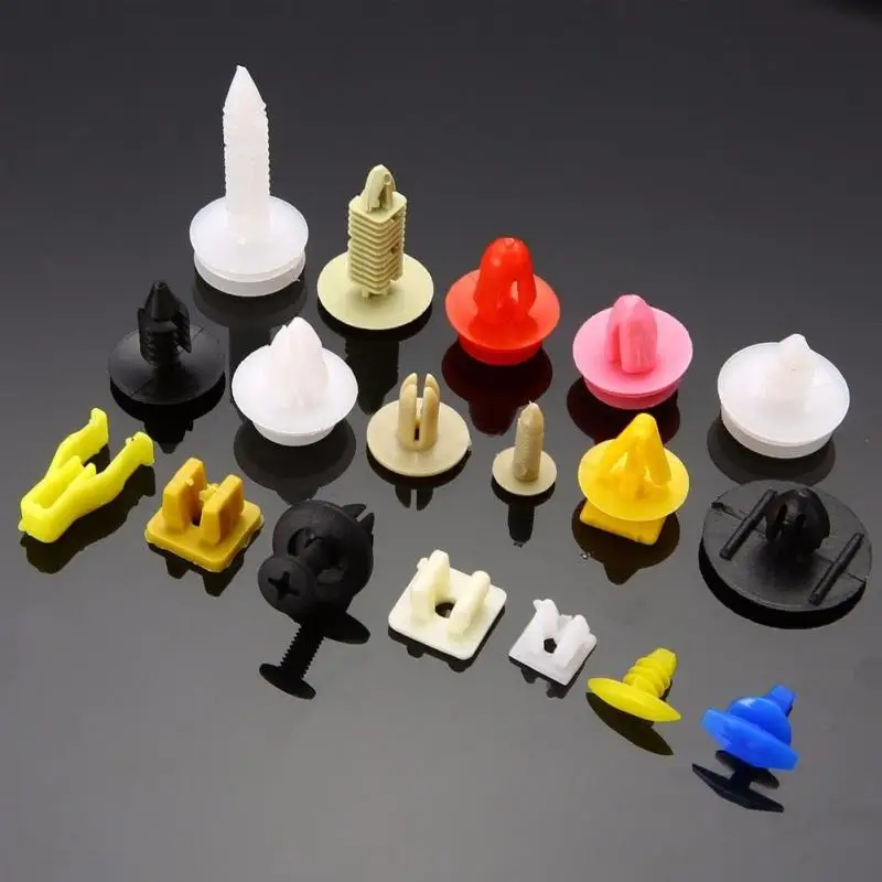 

200Pcs Universal Mixed Auto Fastener Car Bumper Clips Retainer Car Fastener Rivet Door Panel Fender Liner for all car