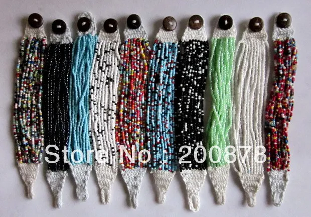 

BB-454 Tibetan Colorful Mini Beaded Bracelet,7'',lovely sweet gifts for girl, mix order,50pcs lot