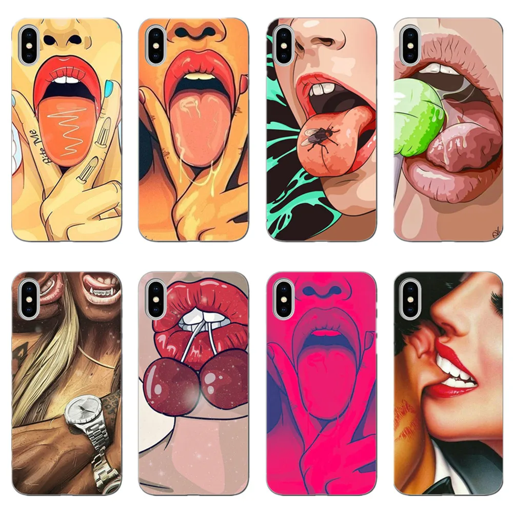 Модные пикантные мультфильм кожи девушка леденец Мягкий силиконовый чехол для