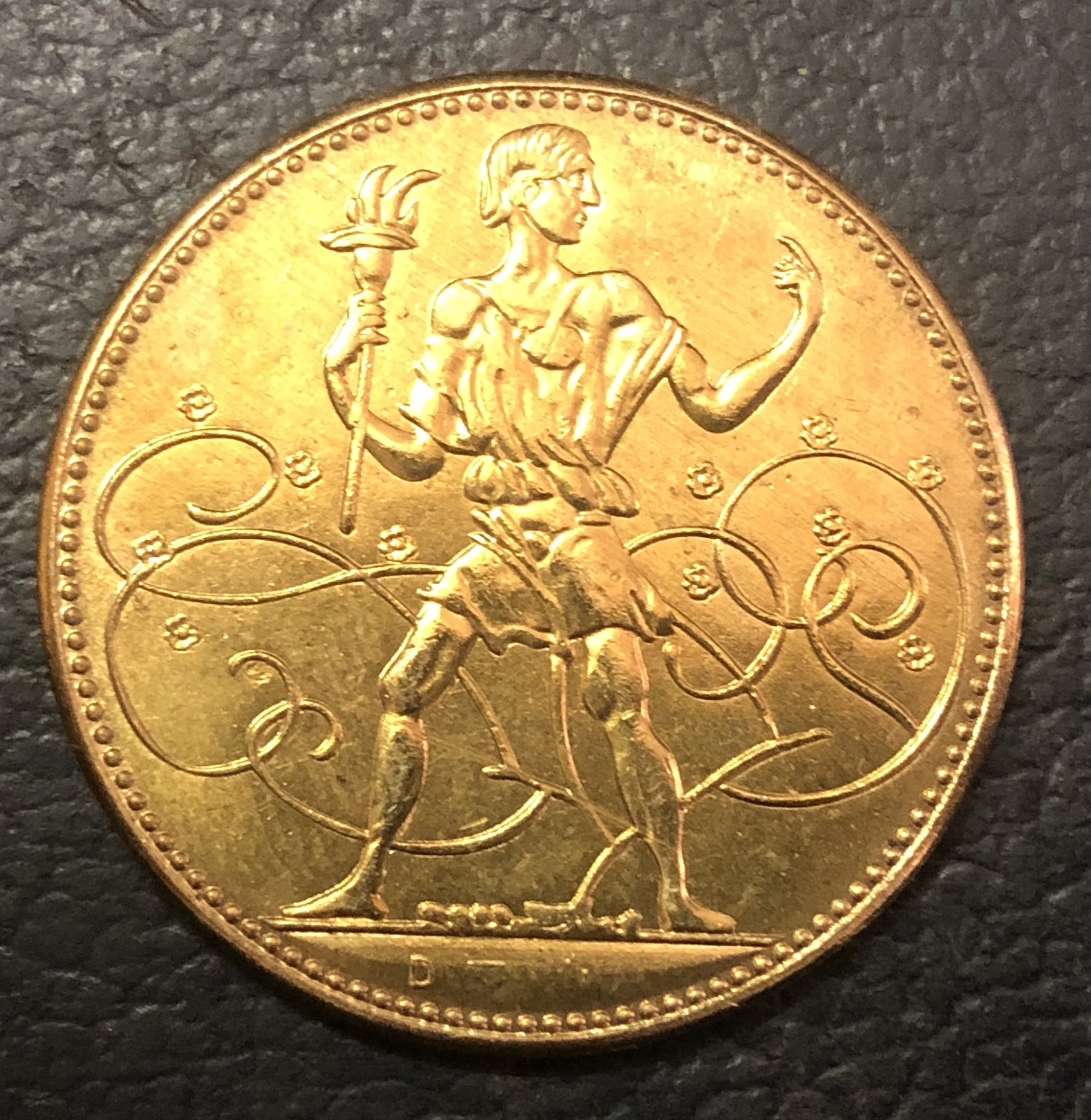 1912 бронзовая медаль журнал "Kunstwart" 25th anniversary Copy