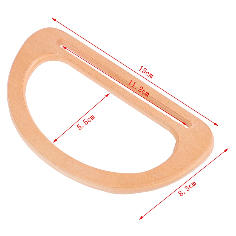 1 шт. деревянная ручка сумки Замена DIY сумки кошелек делая Сумки хозяйственная сумка аксессуары деревянный цвет