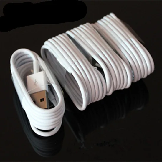 

10pcs/lot 1m 2m 3m 8 Pin Data Sync USB Charging Charger Cable for iPhone X 8 7 6 6s i6 i5 White for iPhone 7 Charger