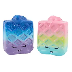 2 шт./компл. Kawaii Squishy Jumbo торт Squeeze игрушки замедлить рост Galaxy Шоколад Радуга Ароматические супер мягкий снятие стресса печенье