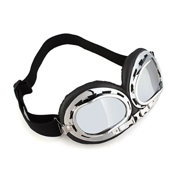 Moto cross Goggle очки линзы солнцезащитные очки серебро анти УФ