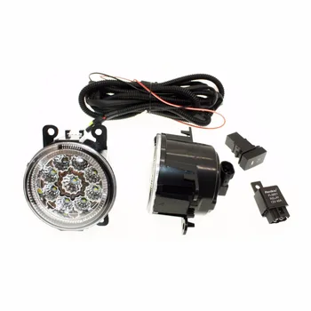 

For Nissan Sentra 2007-2012 H11 Wiring Harness Sockets Wire Connector Switch + 2 Fog Lights DRL Front Bumper LED Lamp