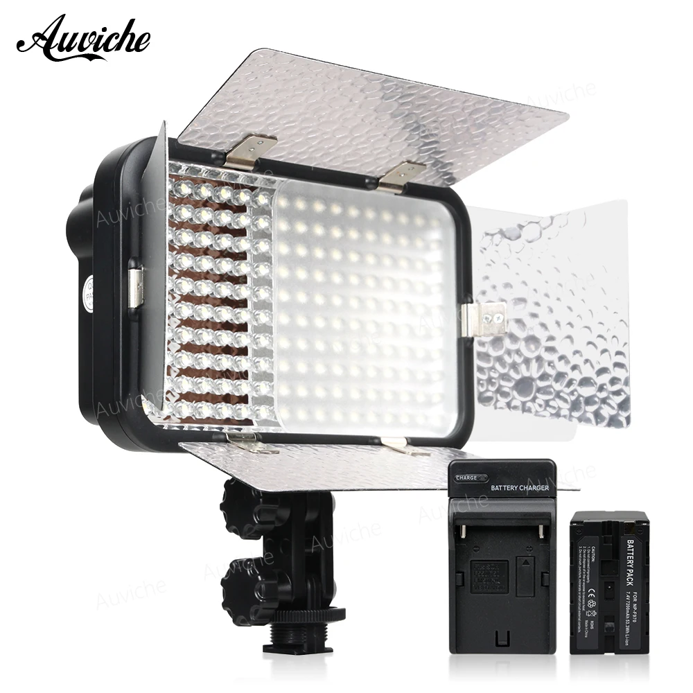 

Godox LED170II LED Video Light Photography light with F970 battery for DSLR Camera DV Camcorder for Wedding News Interview