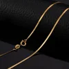 St.kunkka 2022 New Fashion Rope Gold Chains Necklace For Pendant Women Chokers Collar Flat Chain 24K Yellow Gold Filled Jewelry ► Photo 1/3