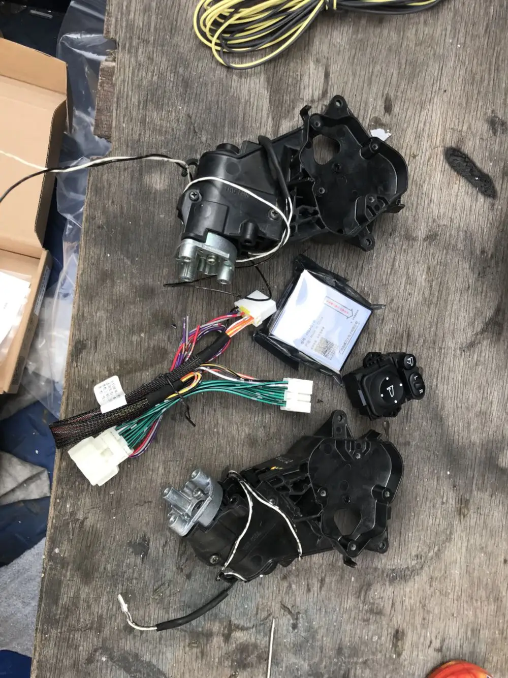 Для Honda CIVIC Upgrade Электрический складной зеркало заднего вида мотор + переключатель