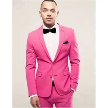 

2019 Men Suit Regular Fit 2 Pieces Set Casual Man Suit Tuxedo Men Suits For Wedding Prom Costume Mariage Homme (Jacket+Pants)
