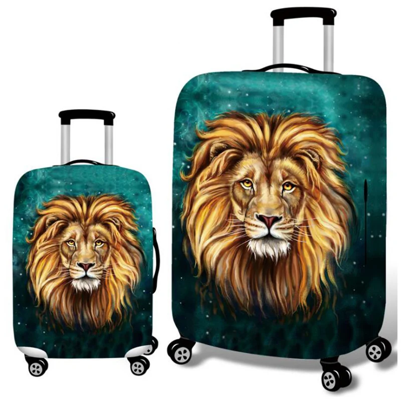 Leopard Luggage Protective Cover Apply 18-32 Inch Trolley Suitcase Elastic Dust Bags Case Travel Accessories Supplies Gear Item