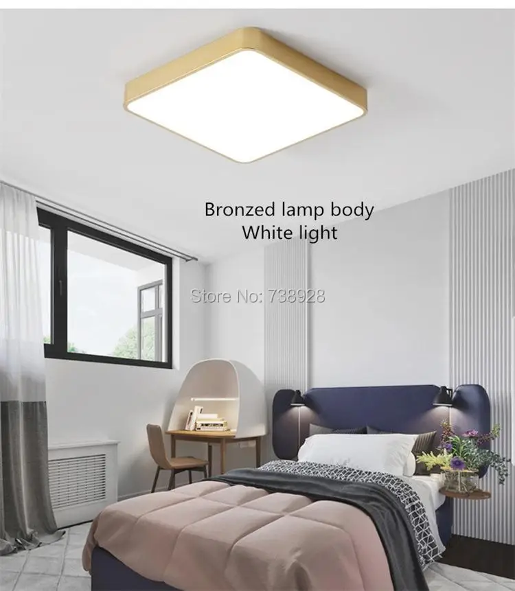 Красочный скандинавский светодиодный потолочный светильник, ультра тонкий светильник для гостиной, подвесной светильник, современный потолочный светильник