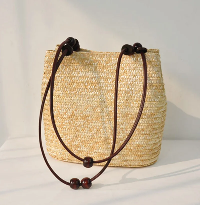 Women Shoulder Bags Straw Woven Beach Handbag Casual Big Capacity Fashion Designer Bolsa Feminina Tote Borse SS0288 (10)