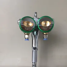 SAT1189 пневматические химикаты краска Аэрограф двойное сопло Воздушный пистолет двойное сопло распылитель давления для покраски стен