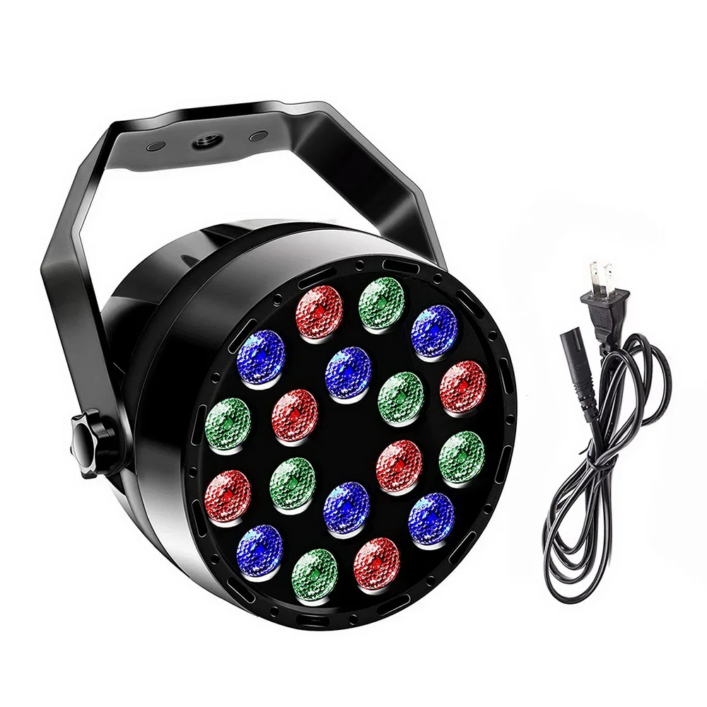 

ZQ-B246 18par RGB Stage Light Projector LED RGB DJ Club Disco Party Magic Ball Crystal Effect Light Stage Lighting - US Stock