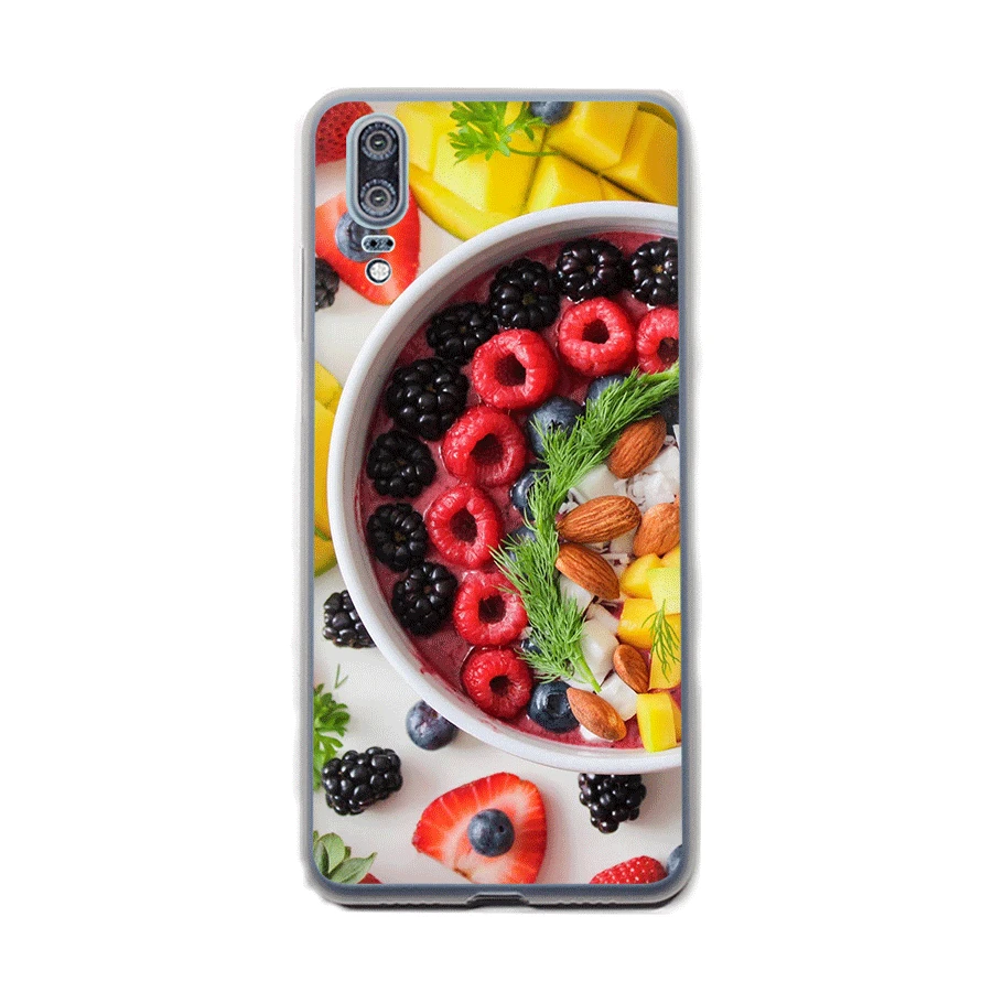 Чехол для телефона Desxz Food Huawei P8 P9 P10 P20 P30 Pro Lite P Smart Cover|Чехлы-накладки| |