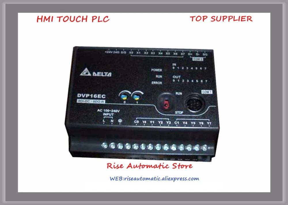 

New Original Programmable Controller EC3 Series Standard PLC Module DI 8 DO 8 Relay DVP16EC00T3 DVP16EC00R3 100-240VAC