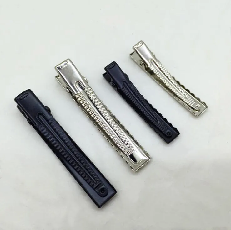 

Hot 20pcs Metal Clip Crocodile Duckbill Clip 41/46/55mm Girl Hair Diy Fashion Hairdressing Salon Accessory Care Styling Tools