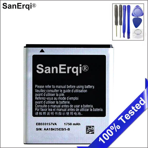 Sanerqi Batteria Per Samsung Infuse 4G I997 I9210 Eb555157Va 1750Mah Sgh-I997 Batteria Shv-E120L Shv-E120S Shv-E120K Batteria