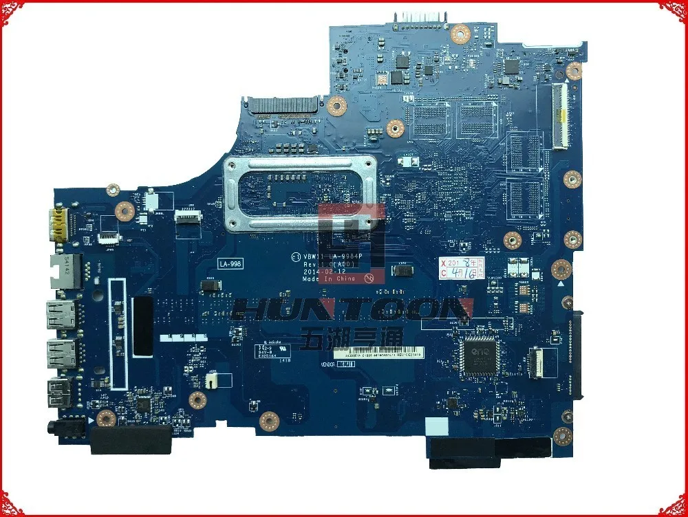 Оптовая продажа VBW11 LA 9984P для Dell Insprion 5737 материнская плата ноутбука CN 01CFYT 1CFYT SR16Q I3