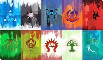 

Magic guilds of ravnica symbol big table ccg gather card game gamepad mousepad Pad tcg ygo mgt play mat playmat with storage bag