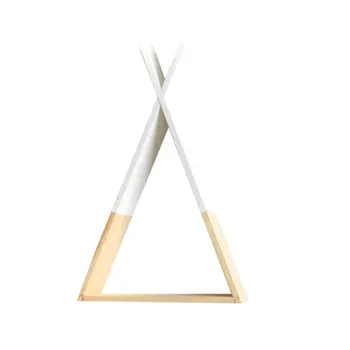 

Nordic Style Wooden X Hanging Storage Rack Decoration Frame For Kids Room Living Room Wood Decor Rack