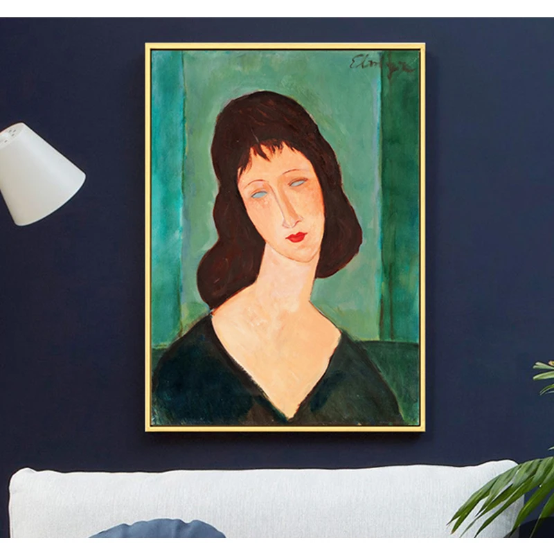 Portrait Wall Art Print Vintage Canvas Poster Painting Picture Abstract Decoration Prints for Living Room Decorative (3)
