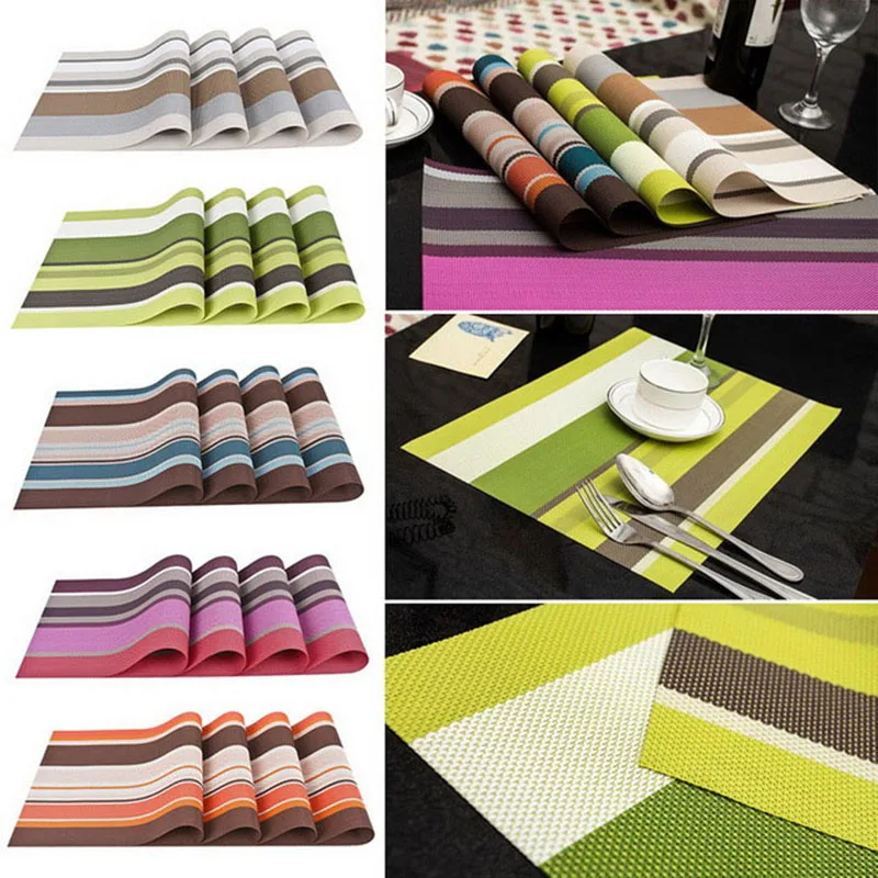 5 اللون طاولة طعام حصيرة قطع قماش توضع تحت الأغراض المختلفة مصنوعة من الكلوريد متعدد الفينيل للماء لوحة عزل حراري من السيليكون اكسسوارات الم... 5 اللون طاولة طعام حصيرة قطع قماش توضع تحت الأغراض المختلفة مصنوعة من الكلوريد متعدد الفينيل للماء لوحة عزل حراري من السيليكون اكسسوارات الم...