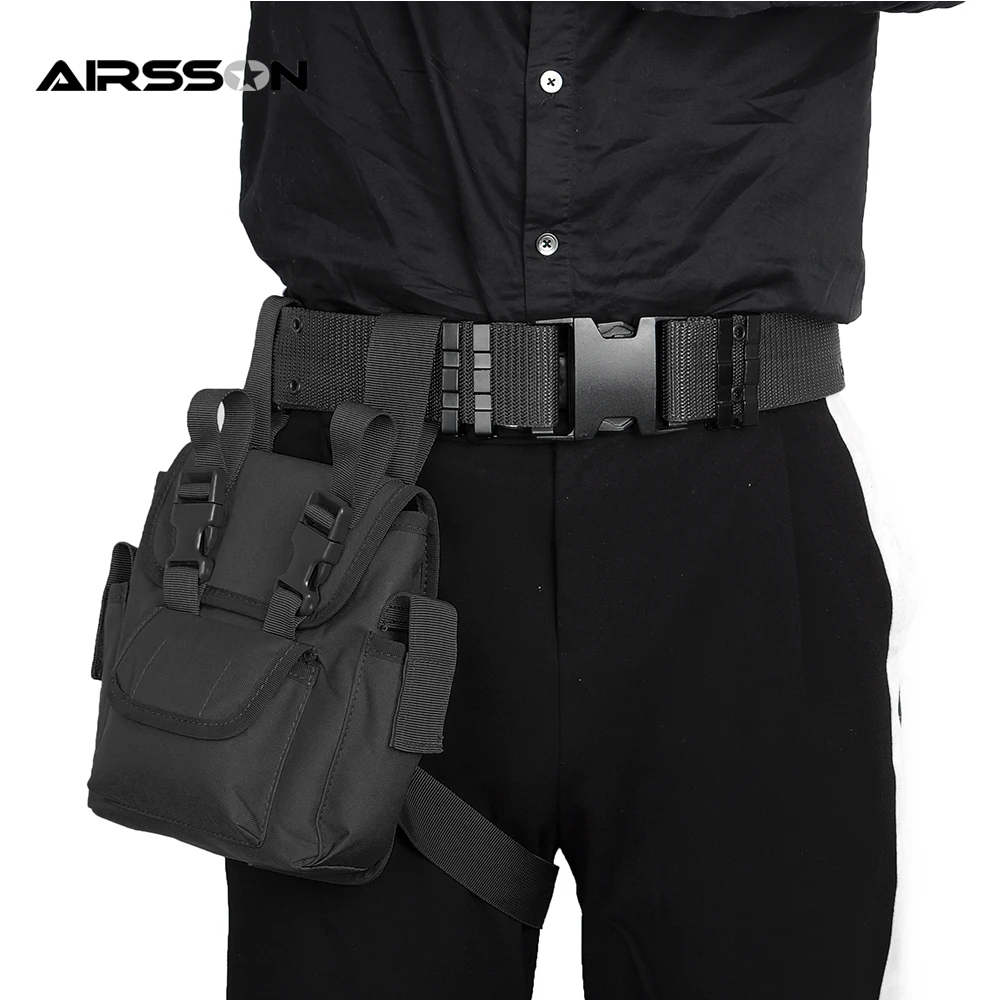 Outdoor Tactical Leg Bag Magazine Military Utility Thigh Pouch Waist