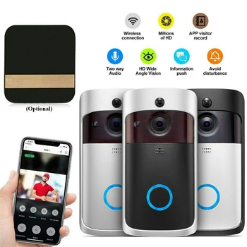 

V5 Smart IP Video Intercom WIFI Video Door Phone Doorbell WIFI Doorbell Camera For Apartments IR Alarm Wireless Security Camera