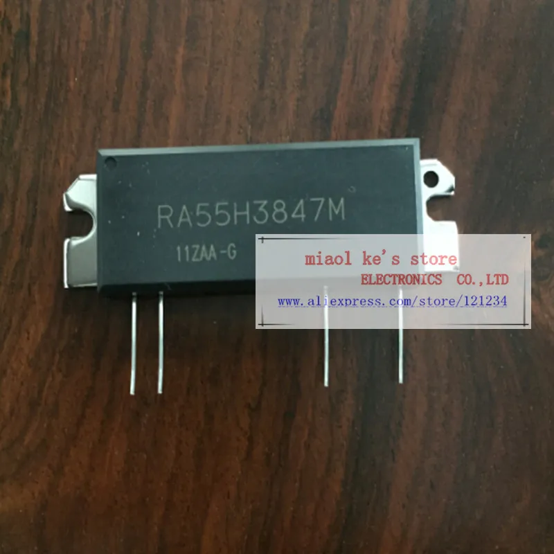 

RA55H3847M RA55H3847M-101 New Original [ RF MOSFET MODULE ] 380-470MHz 55W 12.5V, 3 Stage Amp