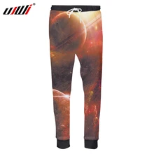 UJWI мужские джоггеры с 3d принтом галактика Космическая Звезда хип хоп забавные летние брендовые штаны Фитнес мужские s Новинка уличная одежда