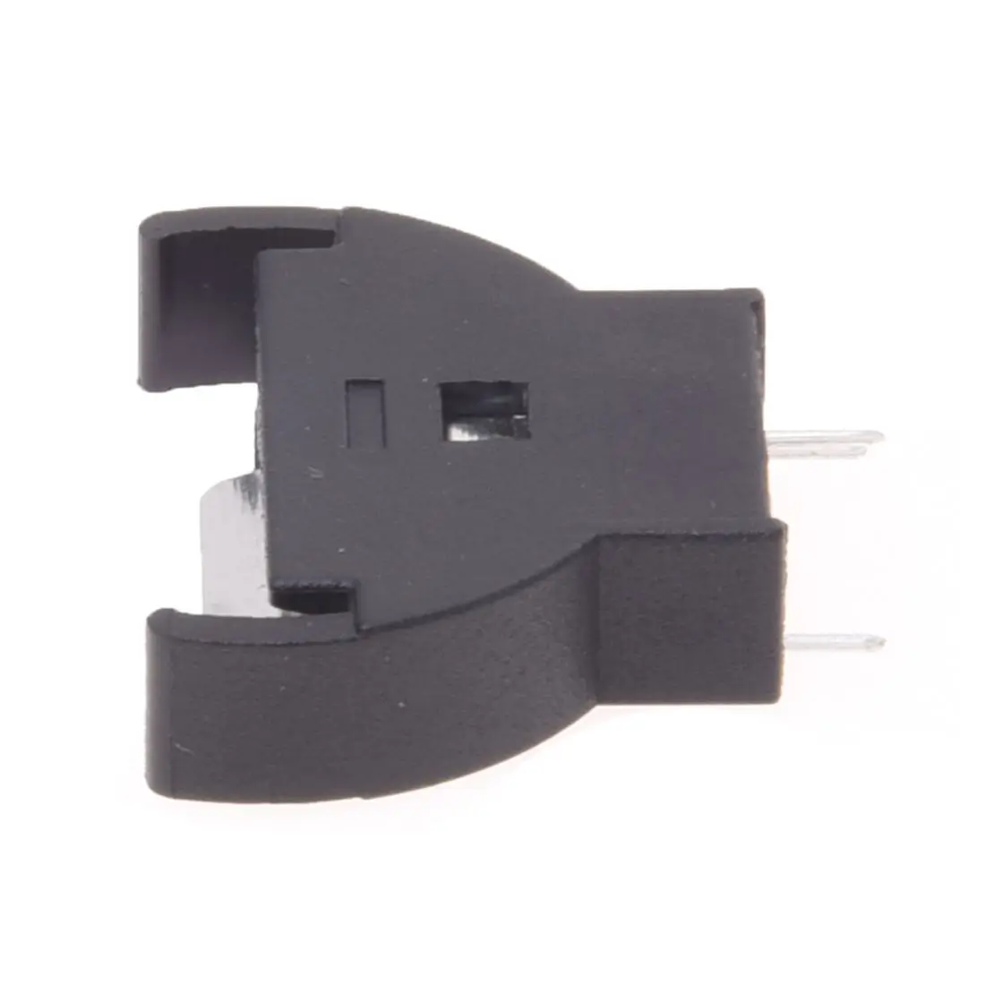 

10 Pieces Plastic Shell CR2032 Button Cell Battery Sockets Holder Case Black