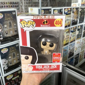 

2018 SDCC Exclusive Funko pop Official Incredibles 2 - Edna Jack Vinyl Action Figure Collectible Model Toy In Stock