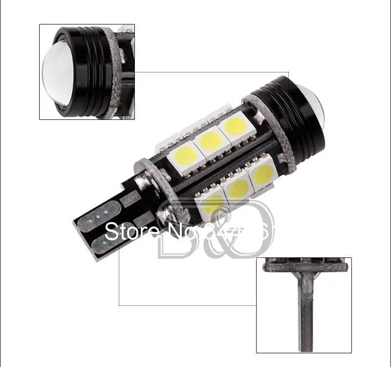 T15 LED Canbus без ошибок COB лампы супер ярсветодиодный ОД 921 912 W16W светодиодный ные