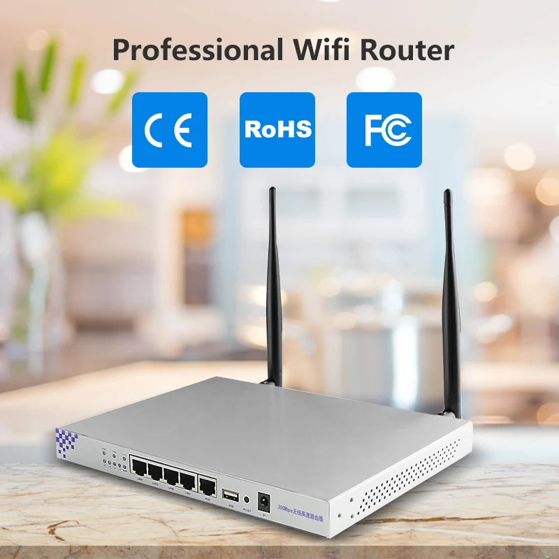 Cioswi 2.4G Wireless Wifi Router Openwrt 300Mbps Access Point Stable& Strong Wifi Signal High Gain Omni Directional Antenna