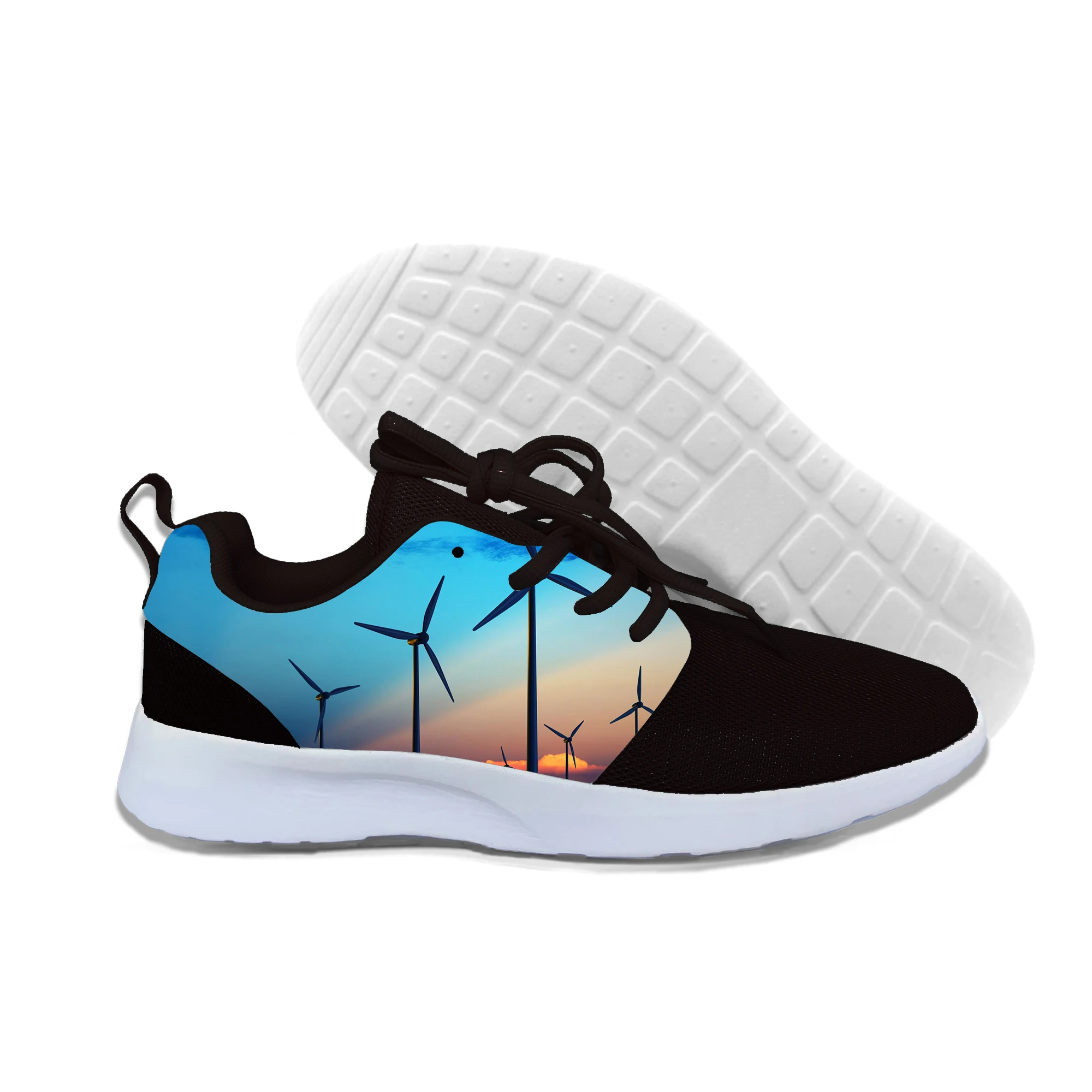 

2019 I'm a Big Fan of Wind Turbines Funny Slogan Men Women Sneakers for Men Women Lightweight Casual Shoes