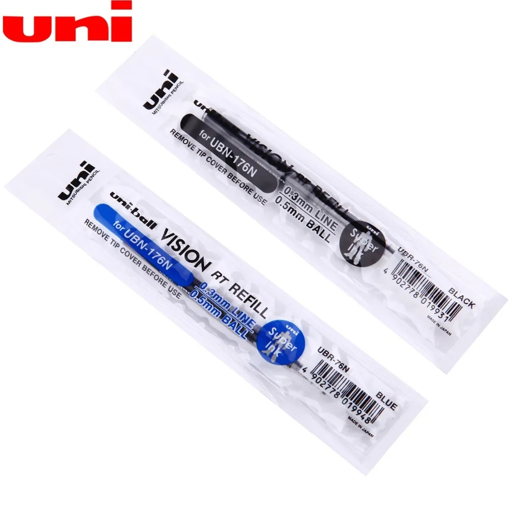 Japan Uni 0.5mm Gel Pens Refills Super Ink Waterproof sunscreen UBR 76N