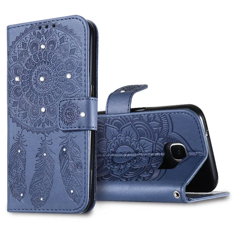 Dark Blue SEXY Kisscase чехол для iPhone X 8 7 6 6 S plus 5 5S Флип кожаный колокольчик чехол для Samsung Galaxy S8 плюс S6 S7 края блеск ракушками задней крышки чехол на айфон X 8 6 7 6s Plus 5 5s se чехол для теле - Цвет: Dark Blue
