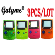 3 шт./партия, лидер продаж, разноцветный чехол с мультяшными линзами, чехол для DIY, цветные кнопки, подходят для Gameboy, цветная игровая консоль для мальчиков, Корпус Корпуса