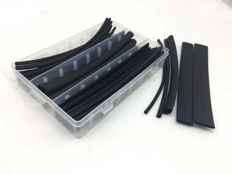 

High Quality Water-proof Insulated Sleeves 5 Size Mixed Heat Shrinkable Sleeves Tube with Hot Melt Glue Inside