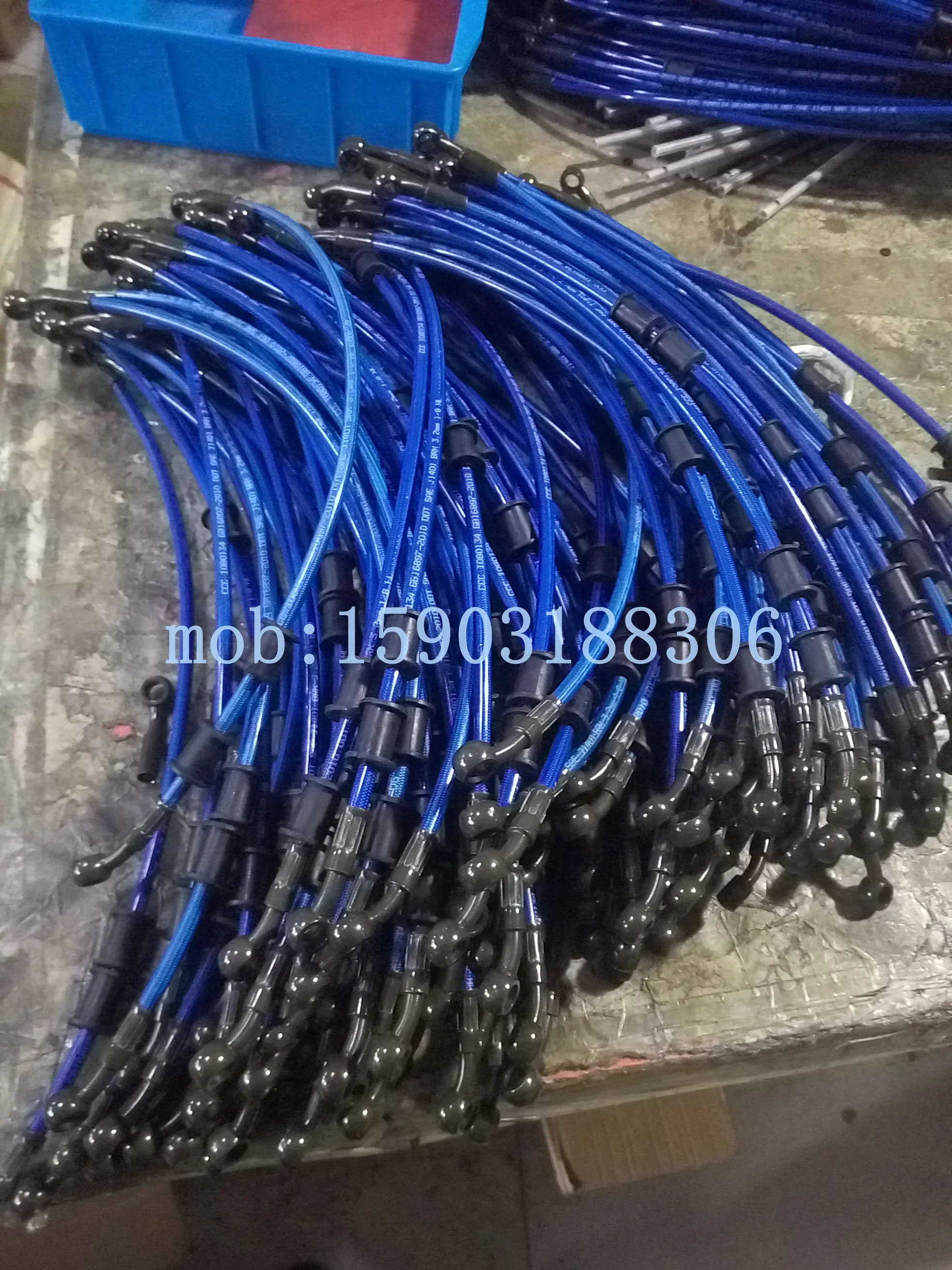 100 см Длина гоночный An3 1/8 S E J1401 Плетеный мотоцикла тормозной шланг сборка авто