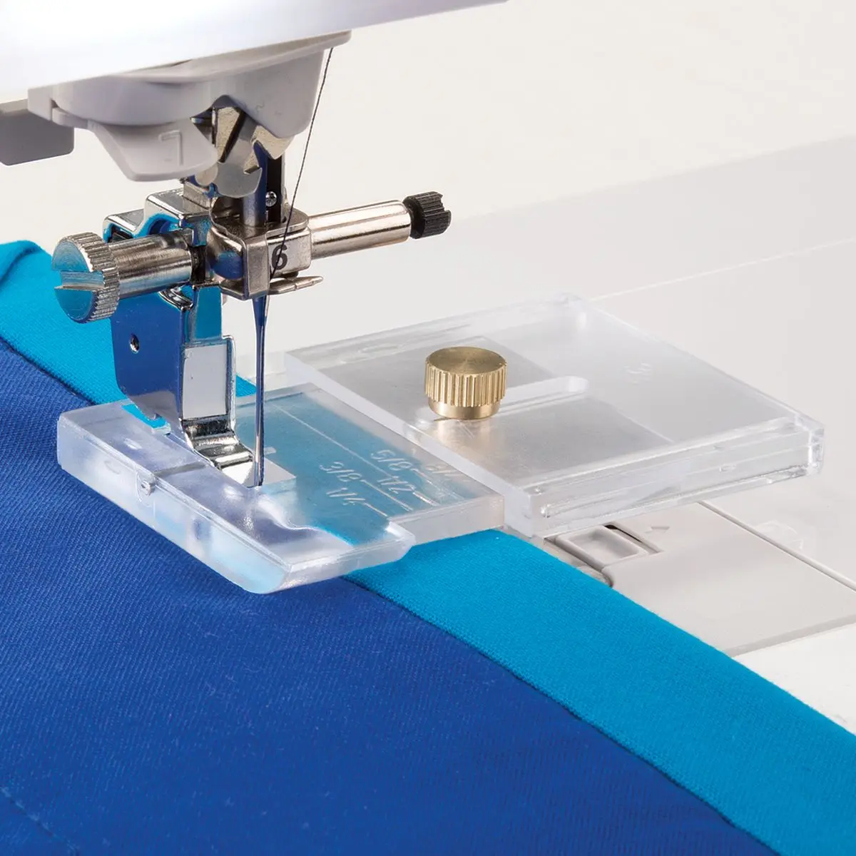 Stitch-n-Ditch Binder Foot accommodates a variety of fabric and quilt thicknesses # SD034 |
