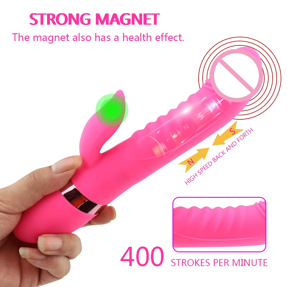 Dildo Vibrator Sex Toys for Women 10 Vibration Adjustable Speed USB Charging Adult Sex Product Clitoris Stimulator