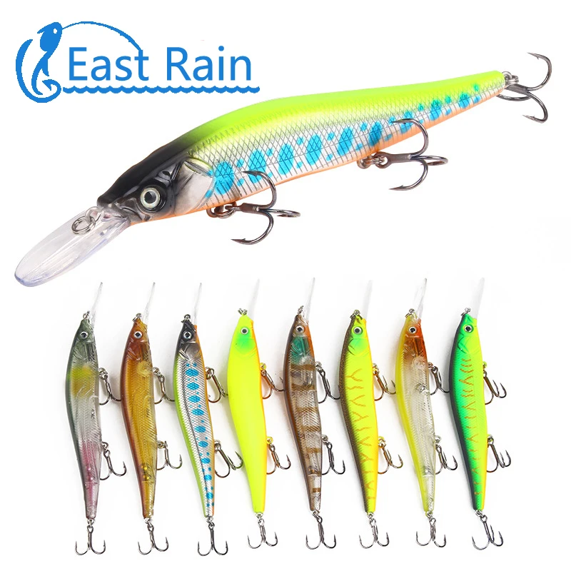 East Rain 4.33in Minnow рыболовная приманка кривошипная искусственная жесткая рыболовные