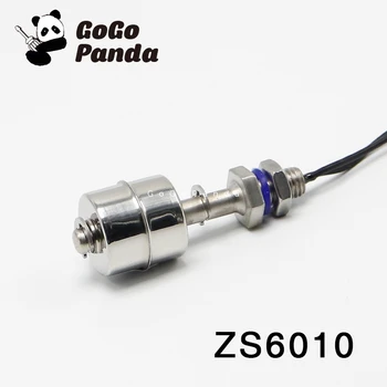 

Free Shipping ZS6010 M10*60mm Tank Liquid Water Level Sensor Stainless Steel Float Switch Normal Close Type Wire Line:30cm NC