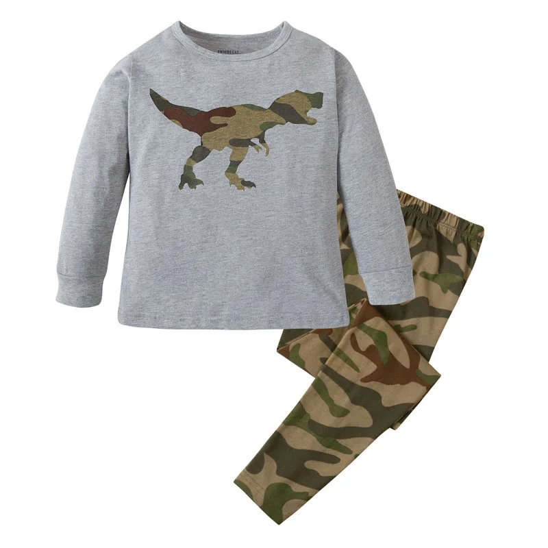 Детские пижамные комплекты для мальчиков; одежда для сна с рисунком животных; Семейные пижамы для девочек; детская одежда; одежда для сна; детские пижамы - Цвет: model 16